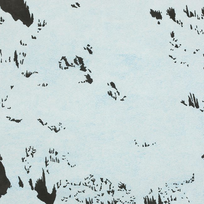 1.유갑규, 빙폭타다(climbing icefall), 116×90.5cm, 장지에 채색, 2012