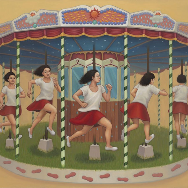 Merry-go-round 91x116.8 cm Oil on canvas 2014